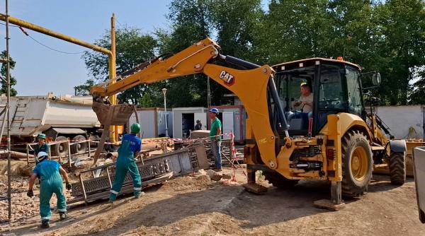 galati centrala termica a spitalului judetean refacuta din temelii