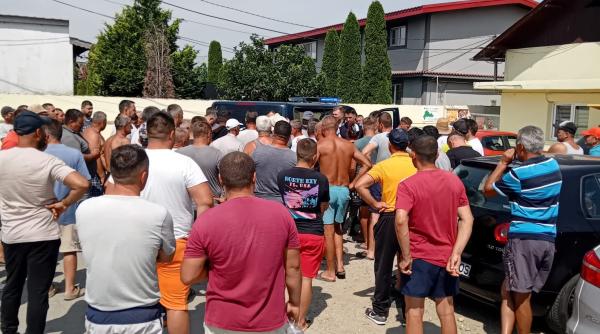 revolta la lunguletu agricultor ridicat de politie pentru ca a udat cultura de varza cu apa din dambovita foto in articol