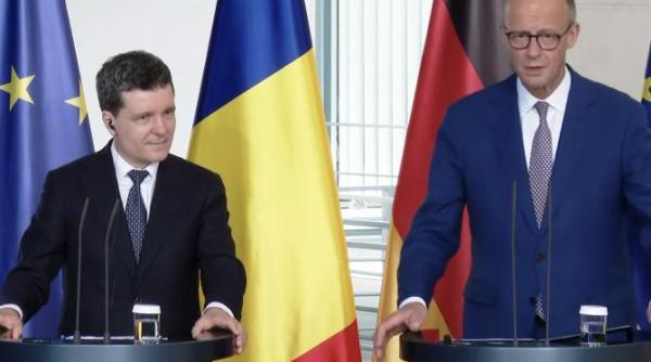 vizita oficiala la berlin nicusor dan fata in fata cu steinmeier si merz live text video