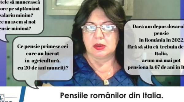 pensiile romanilor din italia ionela dumitru consultant fiscal raspunde la intrebarile voastre