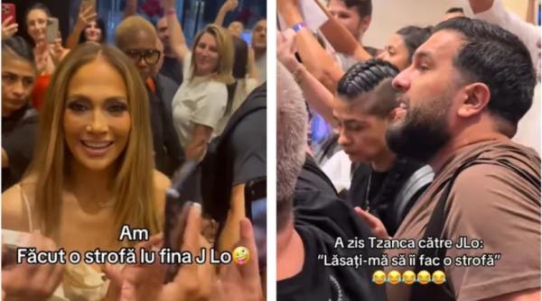 tzanca uraganu s a dat in spectacol in fata finei jennifer lopez vezi ca te suna sa faci o piesa cu ea