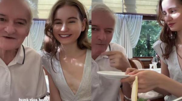 irina columbeanu gest emotionant pentru tatal ei irinel e foarte practic sa ai o tanara domnisoara care sa te ajute