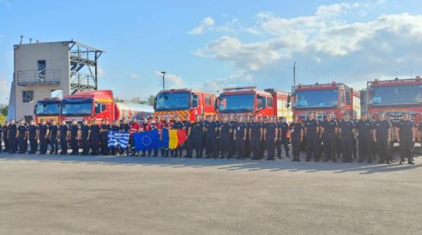 pompierii romani din grecia vor fi inlocuiti de un nou contingent