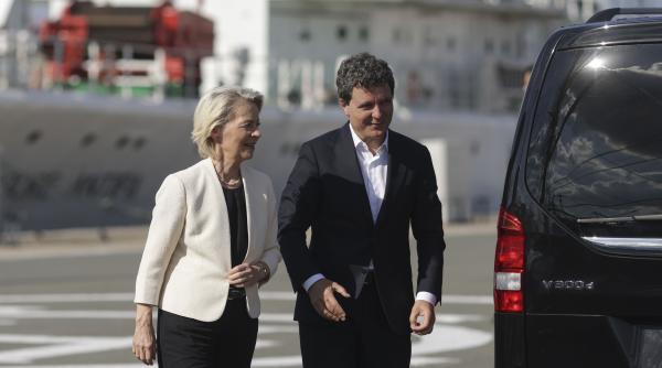 nicusor dan alaturi de ursula von der leyen la constanta romania are o importanta strategica pentru securitatea europeana