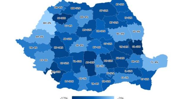 harta cu reducerea posturilor din administratia locala cati oameni vor fi concediati in judetul tau