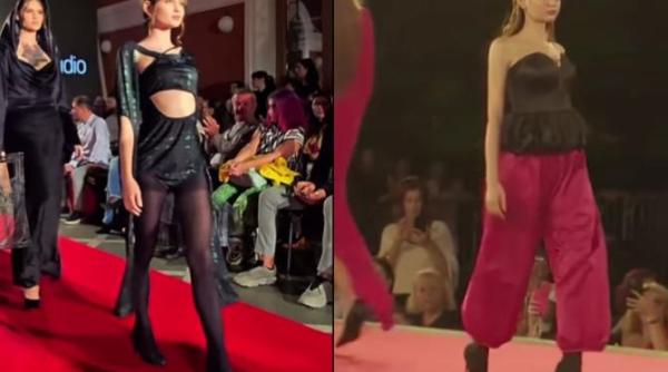 irina columbeanu ii calca pe urme mamei sale mesajul monicai dupa ce fiica sa a defilat la transilvania fashion festival