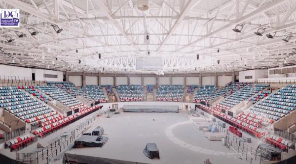 noua bijuterie a tulcei sala polivalenta cu cub media si design futurist video