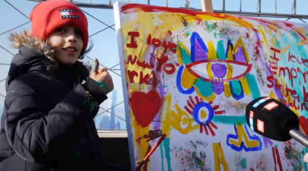 baiat de 12 ani fenomen in lumea artei picturi evaluate la zeci de mii de euro banii nu sunt importanti pentru mine