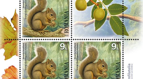 romfilatelia lanseaza o noua emisiune de marci veverite