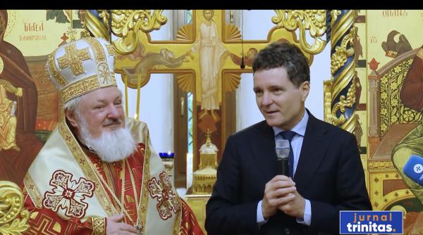 biserica palatului cotroceni si a serbat hramul presedintele nicusor dan la eveniment foto