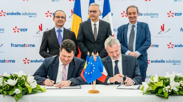 sn nuclearelectrica sa semnat acorduri cu grupul francez edf pentru retehnologizarea unitatii 1 de la cernavoda