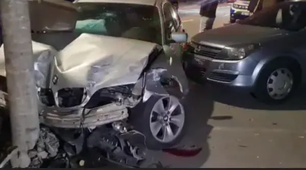 o tanara soferita a produs un accident cu cinci autoturisme manevra interzisa