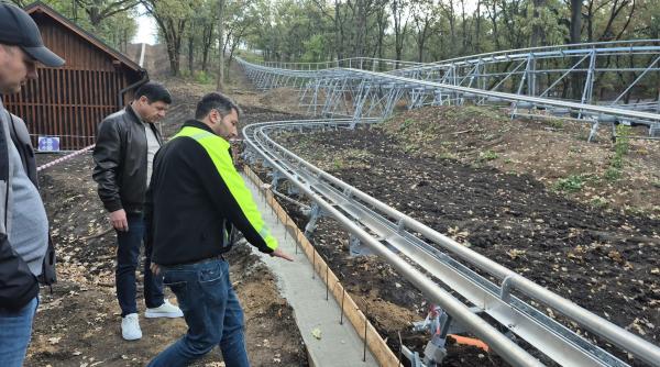 galati au inceput probele de functionare la cele doua piste de bob din padurea garboavele