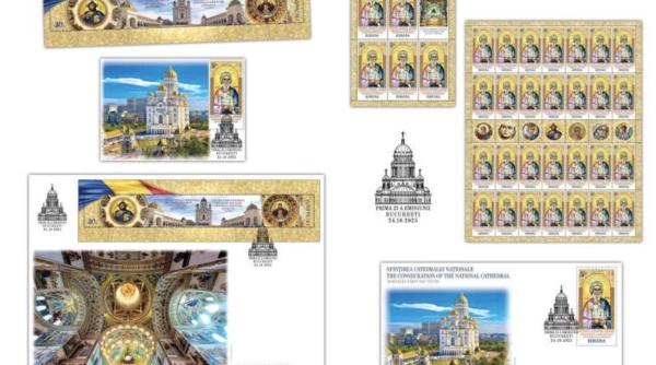 sfintirea catedralei nationale emisiunea filatelica de vineri in magazinele romfilatelia