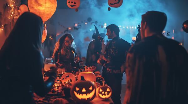 panica la o petrecere de halloween din germania mai multi petrecareti au lesinat brusc