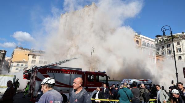 solidaritate romaneasca la roma muncitorii romani au ramas langa stroici dupa prabusirea turnului totul se cutremura
