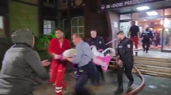 11 morti si 35 de raniti dupa un incendiu la un camin de batrani din bosnia