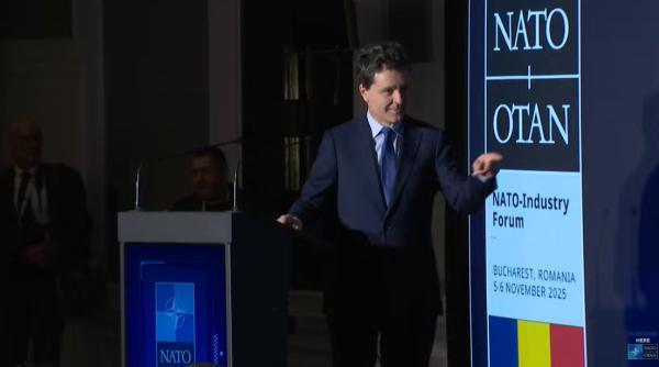 video nicusor dan noua gafa de protocol a incurcat pupitrul la nato industry forum 2025