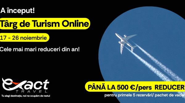 exact travel lanseaza targul de turism online 2025