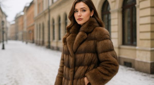 iarna fara compromisuri confort extrem si stil rafinat cu haine de blana naturala dama