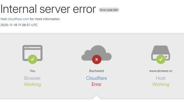 o parte din internet efectiv s a oprit cloudflare ul a picat la nivel mondial afectand si grupul dcnews