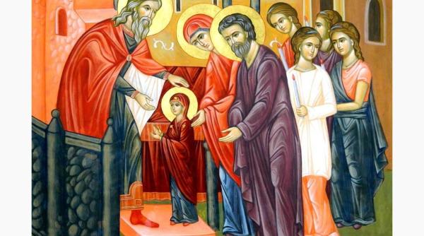 intrarea maicii domnului in biserica prima mare sarbatoare din postul craciunului