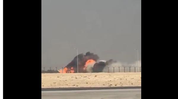 incident aviatic la dubai air show un avion de lupta al fortelor aeriene indiene s a prabusit