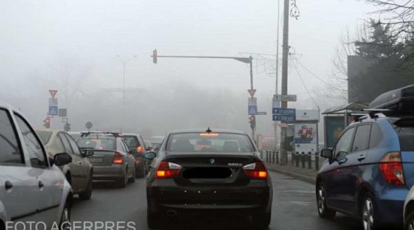 risc ridicat de accidente pe drumurile publice cod galben de ceata in mai multe judete