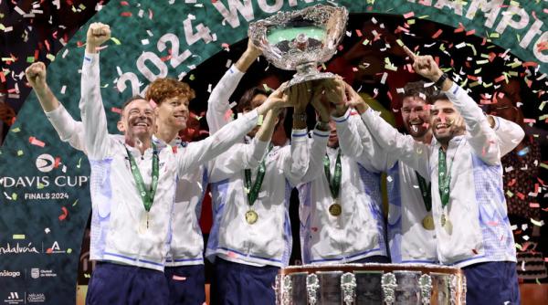 cupa davis italia pentru a treioa oara consecutiv castigatoare a competitiei