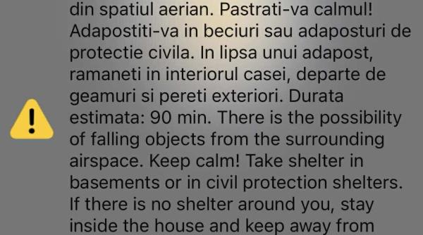 risc de a cadea acum drone in galati ro alert adapostiti va 90 de minute