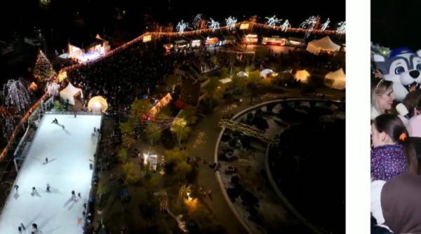 daniel baluta a aprins luminitele de craciun in sectorul 4 alaturi de zeci de copii