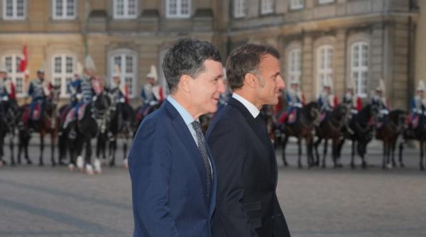 nicusor dan prima vizita oficiala in franta cand il primeste emmanuel macron la palatul elysee