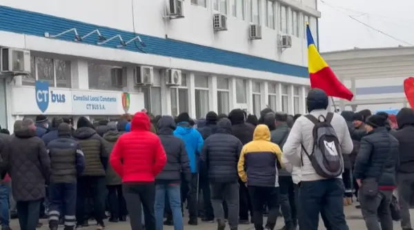 protest spontan in constanta autobuzele ct bus scoase de pe trasee dupa ce angajatii nu au primit prime de sarbatori