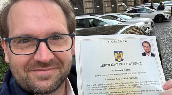 dominic fritz a devenit oficial cetatean roman