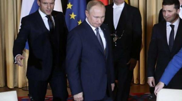 macron sustine reluarea negocierilor cu putin pe fondul eforturilor sua pentru pace