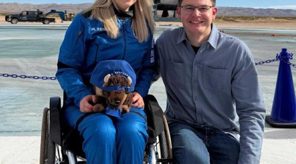 povestea inginerei michaela prima persoana in scaun rulant care a ajuns in spatiu