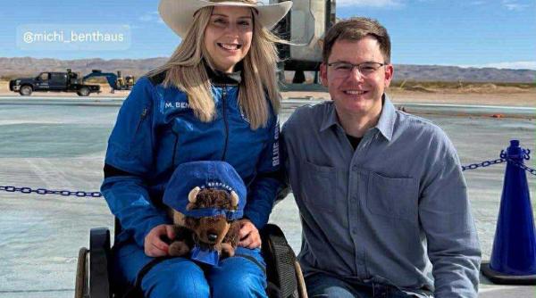 povestea inginerei michaela prima persoana in scaun rulant care a ajuns in spatiu