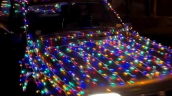 un sofer din bihor si a decorat dacia cu lumini de craciun cand pot fi aplicate sanctiuni video