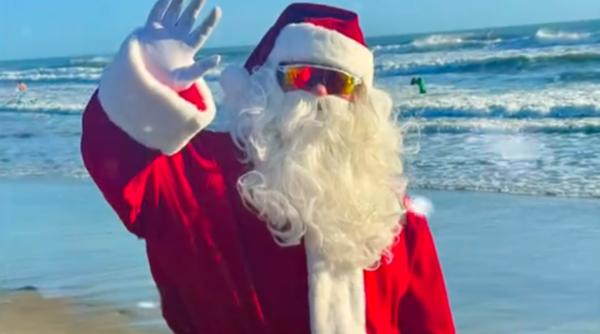 mos craciun a dat sania la schimb pentru o placa de surf