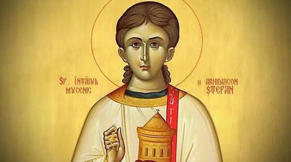 sfantul stefan sarbatorit de crestini pe 27 decembrie