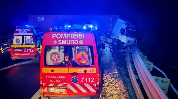 accident grav pe a1 intre simeria si orastie o persoana a murit doi raniti grav