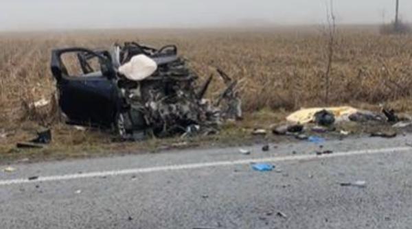 sase persoane au murit pe loc dupa un accident in timis autotren autocisterna microbuz si autoturism implicate