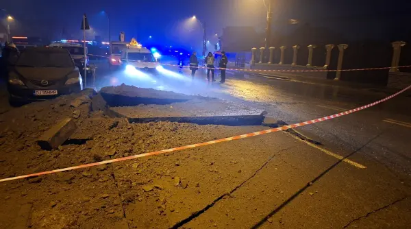 avarie la o conducta de gaze in craiova 30 de persoane evacuate