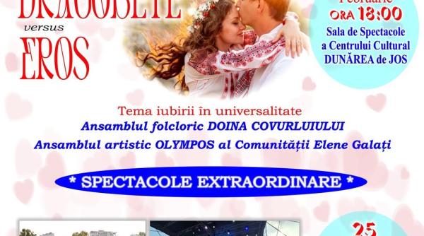 dragobete sarbatoreste romaneste intr un spectacol extraordinar la galati