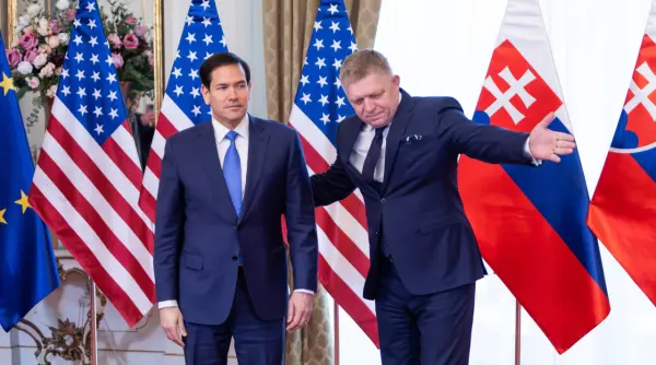marco rubio lectie pentru un jurnalist care a incercat sa creeze dezbinare intre el si robert fico video viral