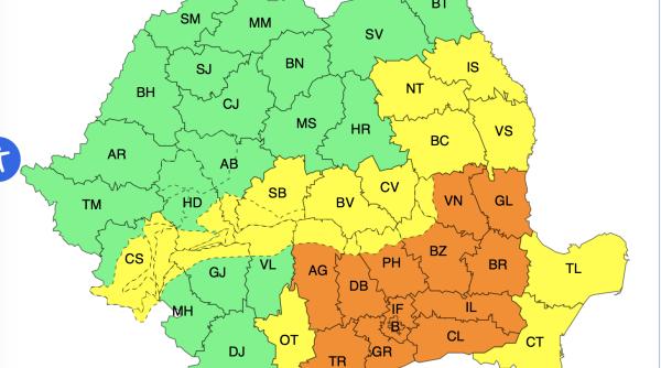 cod portocaliu de ninsoare in bucuresti si 12 judete snspa suspenda cursurile miercuri