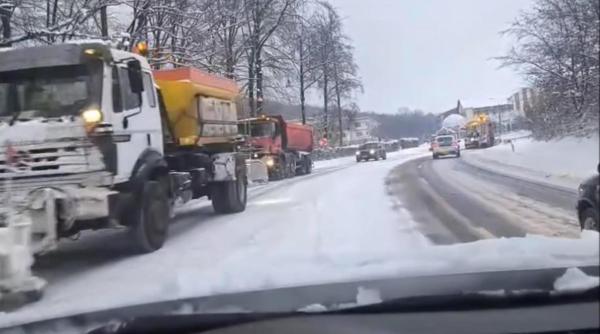 autostrazile a3 bucuresti ploiesti si a7 ploiesti adjud restrictionate din cauza zapezii