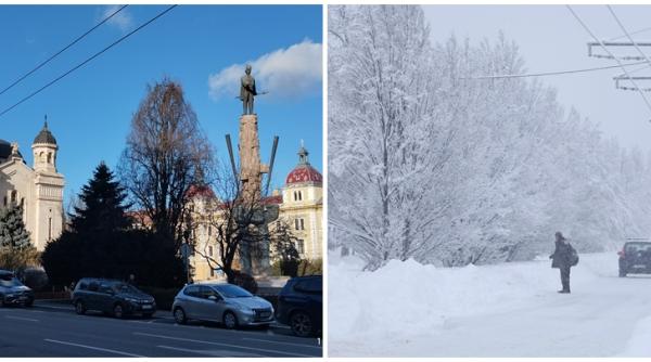 imaginile ziliei bucurestiul inghetat sub troiene clujul scaldat in soare paradox climatic bizar