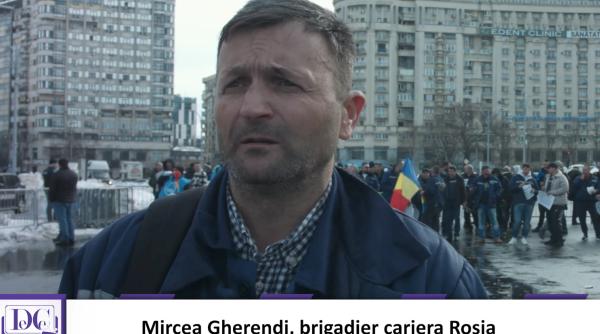 protest la guvern minerii din oltenia cer anularea taierilor salariale si avertizeaza asupra unui blackout