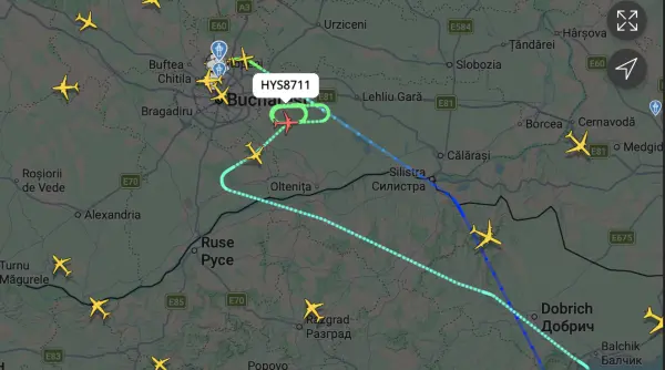 situatie de criza pe aeroportul otopeni cu o aeronava hisky care tocmai decolase 10 autospeciale de stingere ambulante si salvatori pregatiti la sol